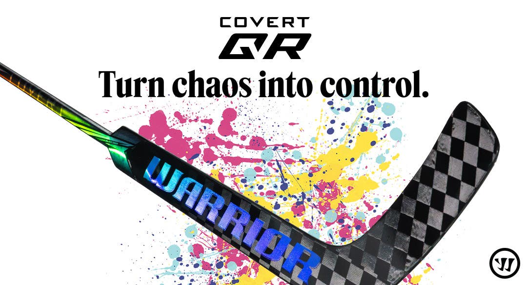 Warrior Covert QR Goalie Sticks. Turn chaos into control.