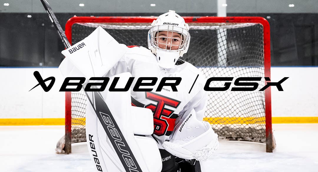 Bauer GSX Goalie Equipment. Designed for first-timers and lifelong netminders.