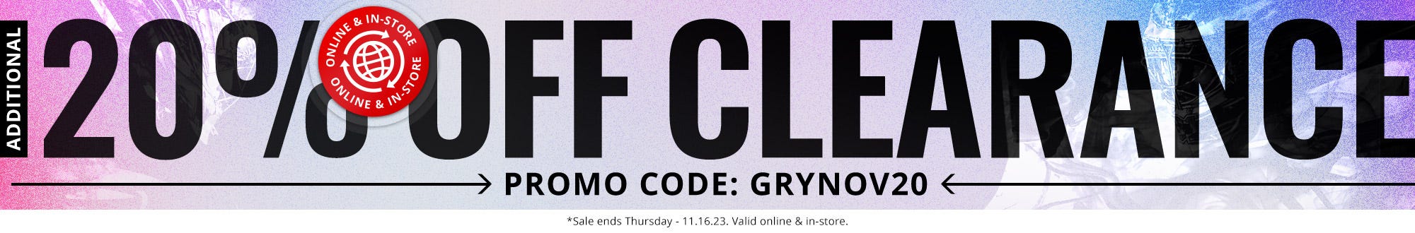 Gray November Sale: Additional 20% Off Clearance