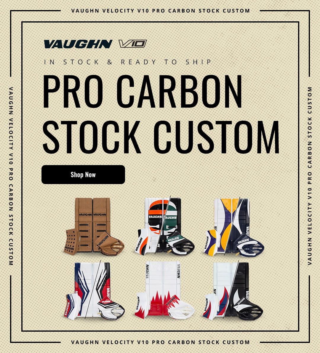 Vaughn Velocity V10 Goalie Equipment